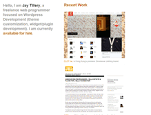 Tablet Screenshot of jaytillery.com